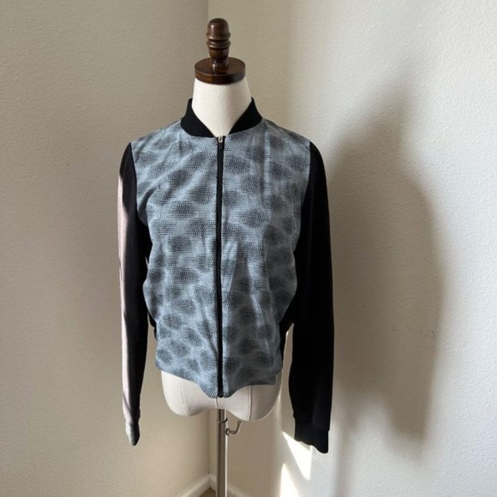 EUC Rapha + Liberty of London Two Tone Bomber Jacket Women M‎ Windproof Jersey